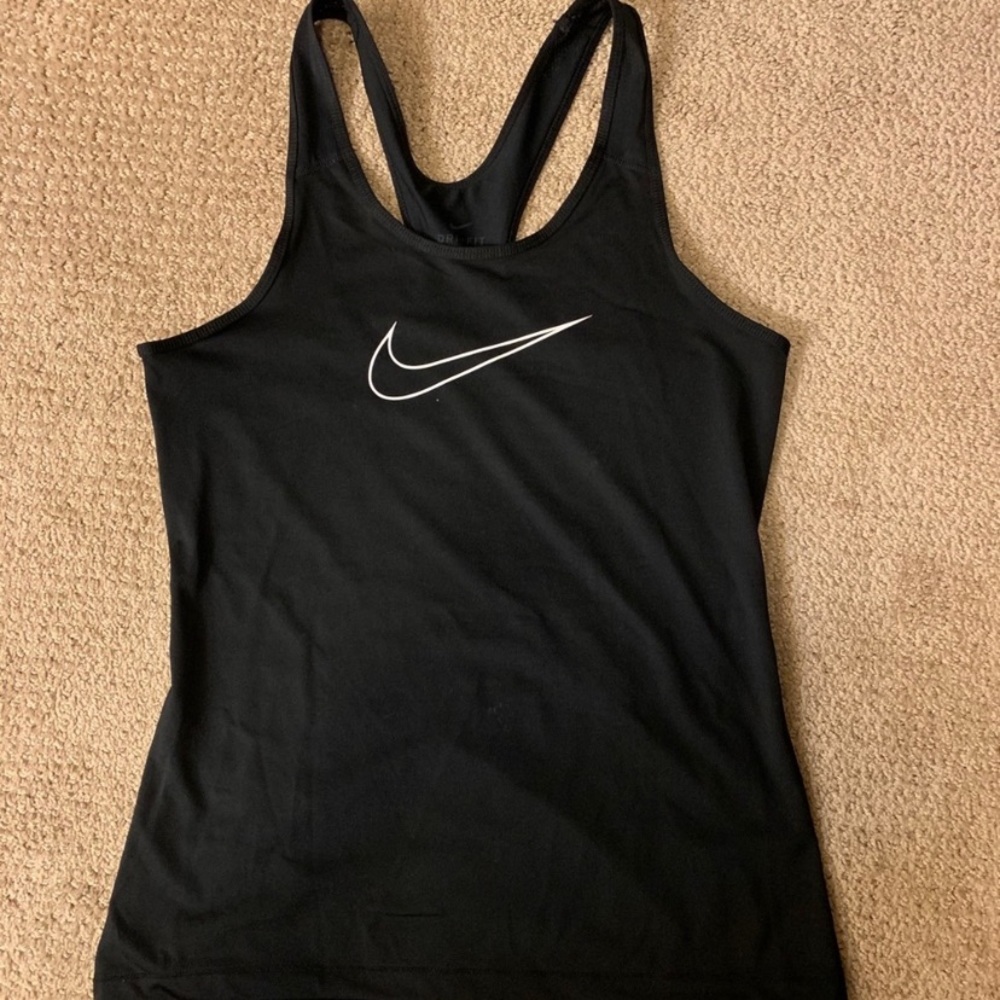 Nike Black Racer Back Active Tank